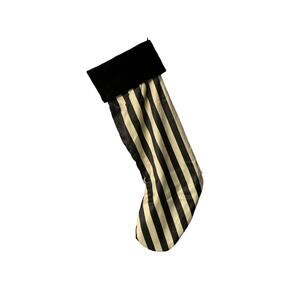 JO MALONE NEW Christmas Xmas Stocking Black White Stripe Limited Edition